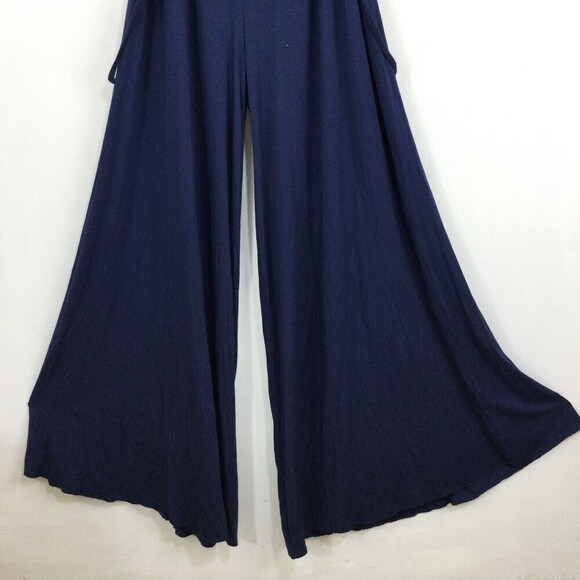 Rachel Pally Womens Jumpsuit Wide Leg Spaghetti Strap Sleeveless Modal Blend S - Picture 2 of 9